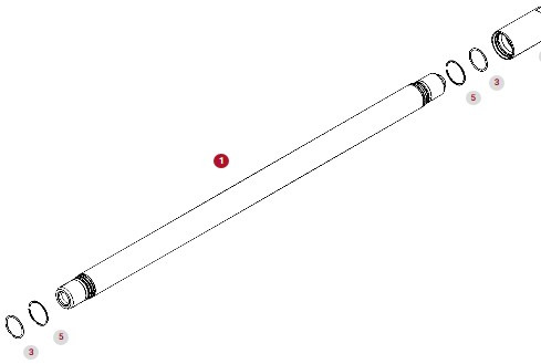 Fendt Vario 1038 1042 1046 1050 GEN 3 Wał Napędowy 530300080011 - Drive shaft for Agricultural machinery: picture 1 Fendt Vario 1038 1042 1046 1050 GEN 3 Wał Napędowy 530300080011 - Drive shaft for Agricultural machinery: picture 1