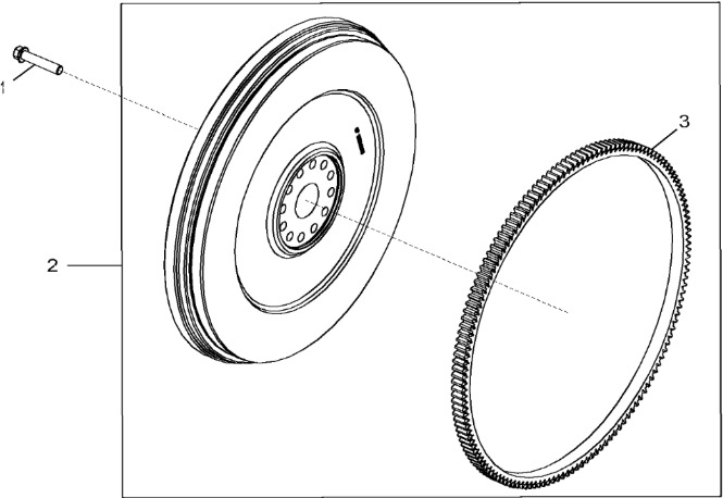 John Deere 9470RX - Koło zamachowe DZ104911 (Silnik) - Flywheel for Agricultural machinery: picture 1 John Deere 9470RX - Koło zamachowe DZ104911 (Silnik) - Flywheel for Agricultural machinery: picture 1
