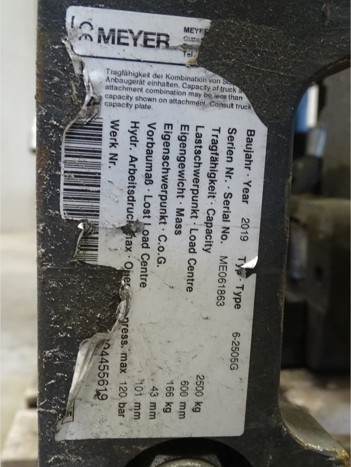 Attachment package 3 pieces - Attachment for Material handling equipment: picture 4 Attachment package 3 pieces - Attachment for Material handling equipment: picture 4