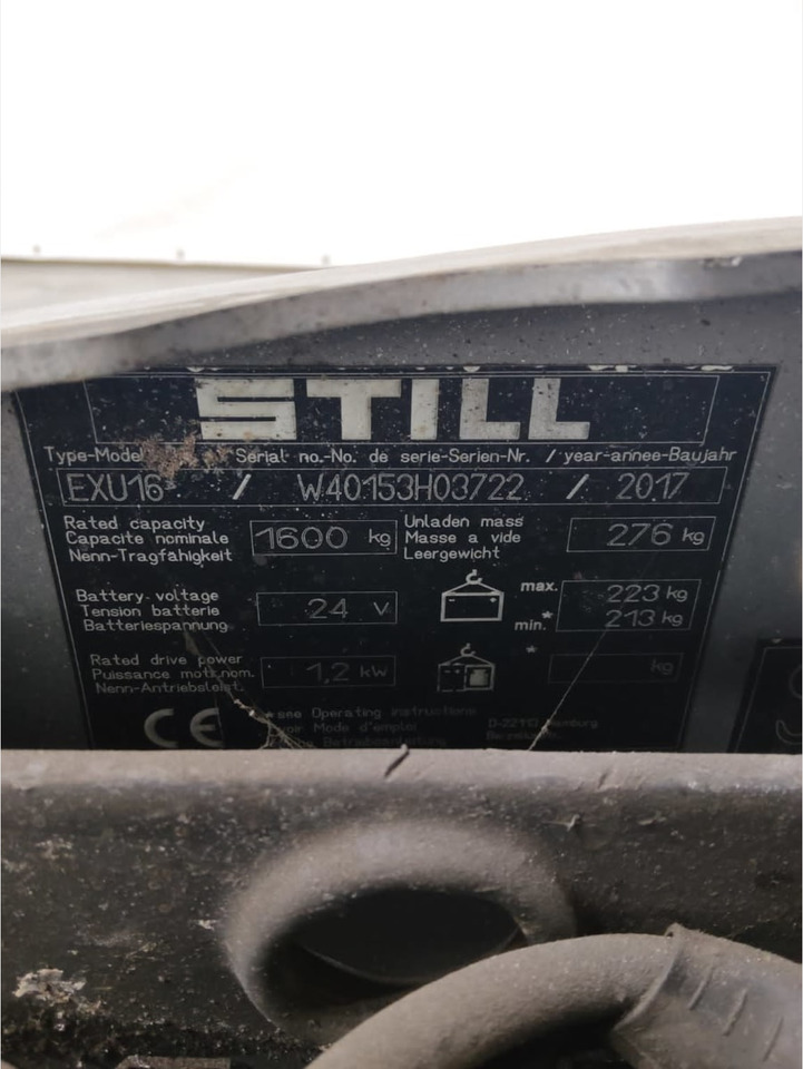 STILL EXU16 - Pallet truck: picture 2 STILL EXU16 - Pallet truck: picture 2