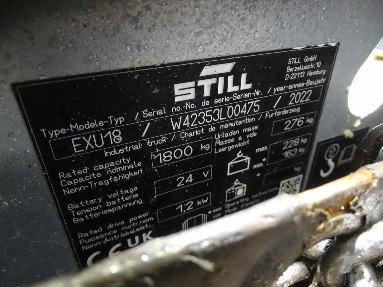 STILL EXU18 - Pallet truck: picture 2 STILL EXU18 - Pallet truck: picture 2