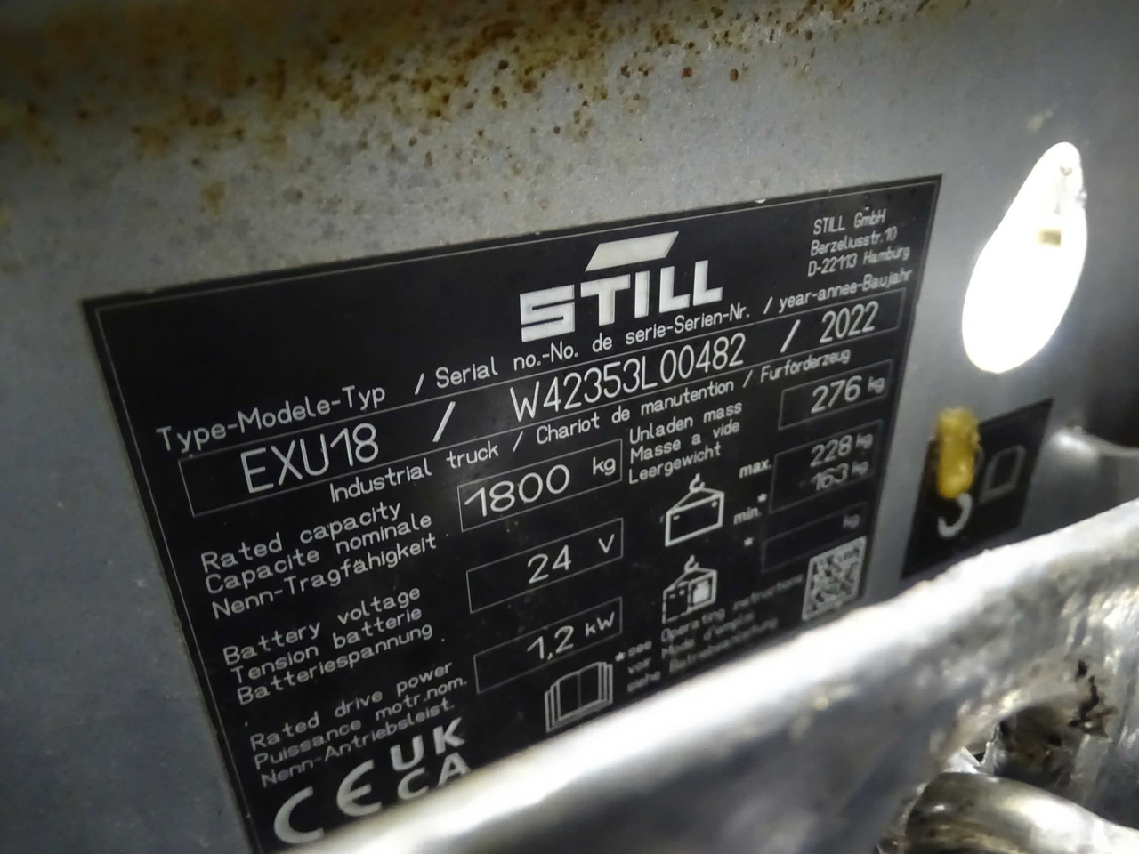 STILL EXU18 - Pallet truck: picture 2 STILL EXU18 - Pallet truck: picture 2