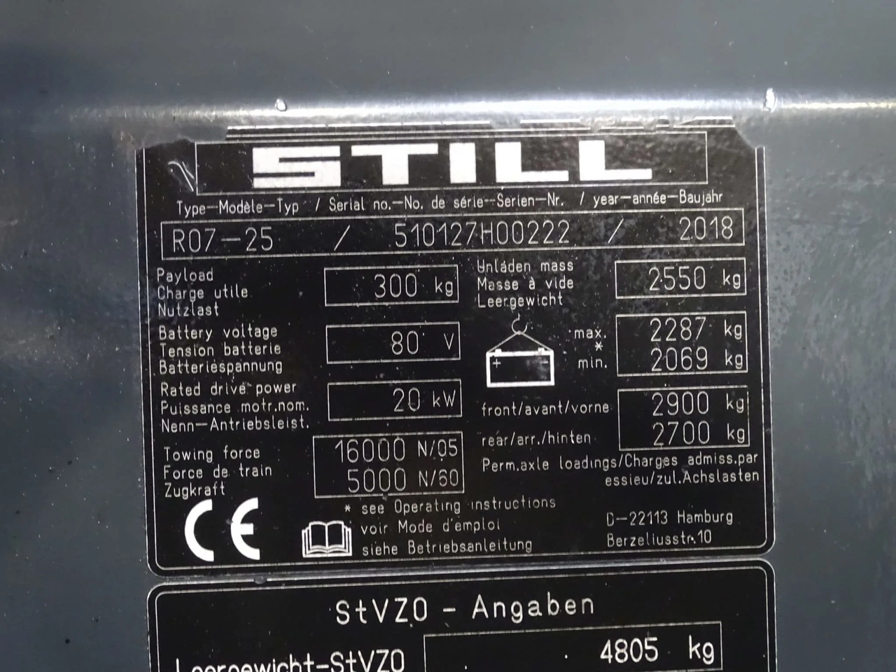 STILL R07-25 - Tow tractor: picture 5 STILL R07-25 - Tow tractor: picture 5