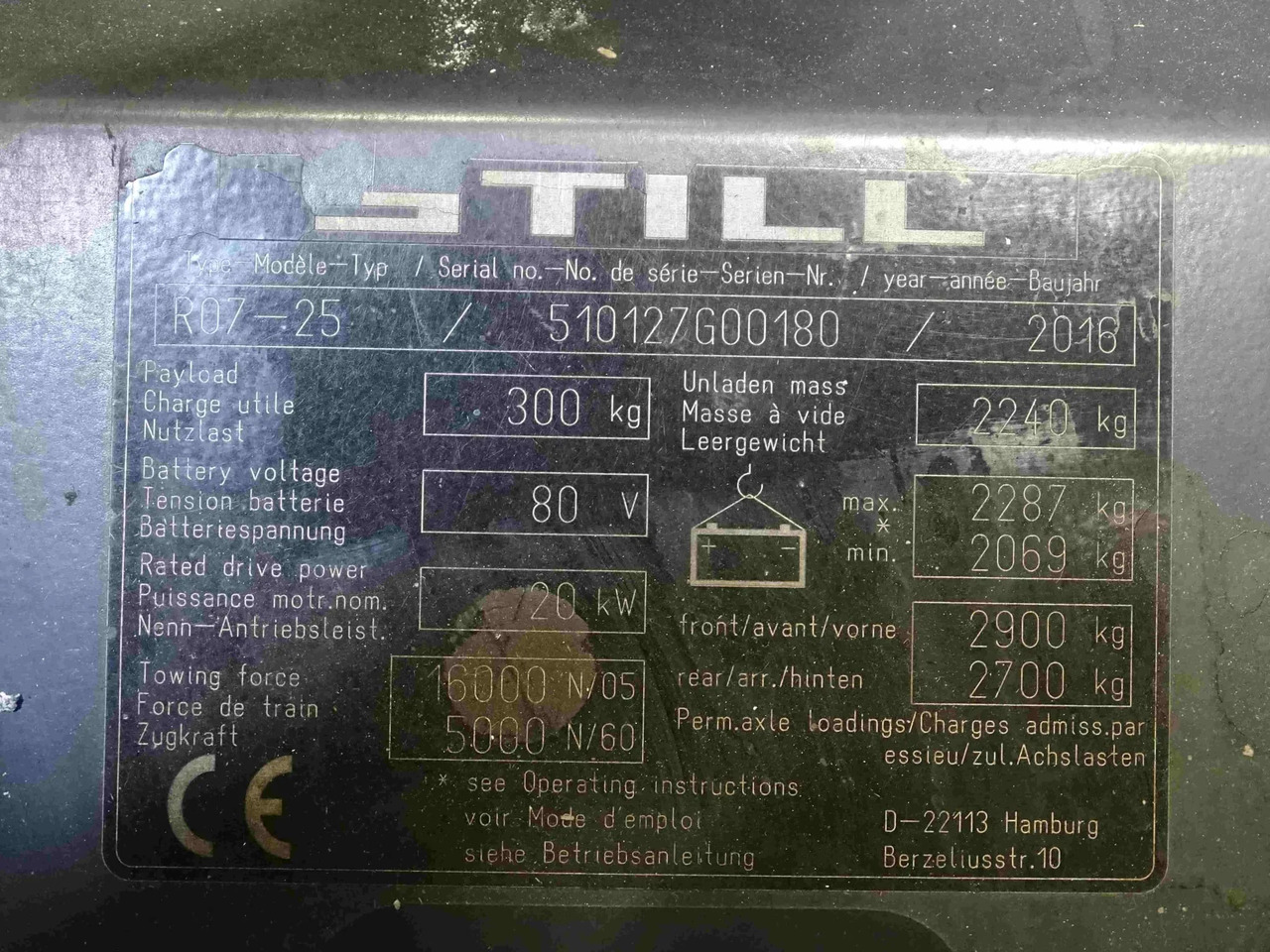 STILL R07-25/ special construction - Tow tractor: picture 2 STILL R07-25/ special construction - Tow tractor: picture 2