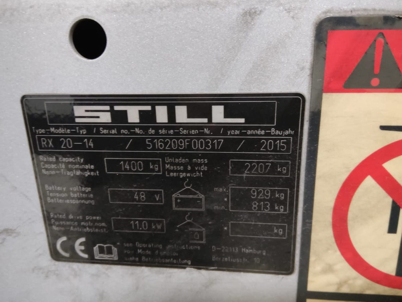 STILL RX20-14 - Electric forklift: picture 5 STILL RX20-14 - Electric forklift: picture 5