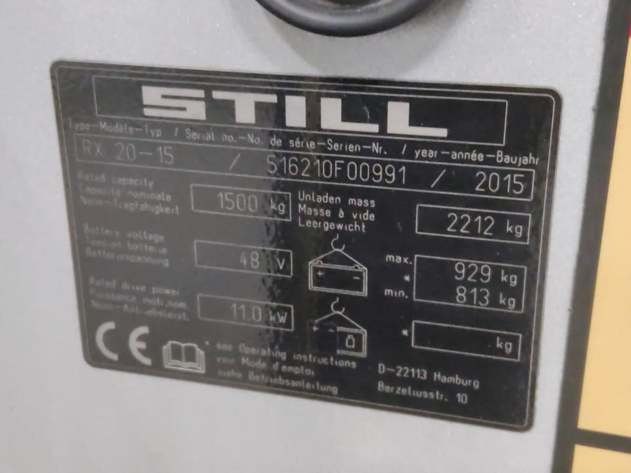 STILL RX20-15 - Electric forklift: picture 5 STILL RX20-15 - Electric forklift: picture 5