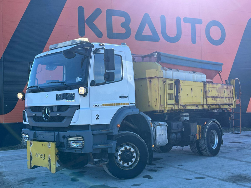 Mercedes-Benz Axor 1824 4x4 POSSIBLE TO BUY WITH SPREADER & FRONT PLOW - Tipper: picture 1 Mercedes-Benz Axor 1824 4x4 POSSIBLE TO BUY WITH SPREADER & FRONT PLOW - Tipper: picture 1