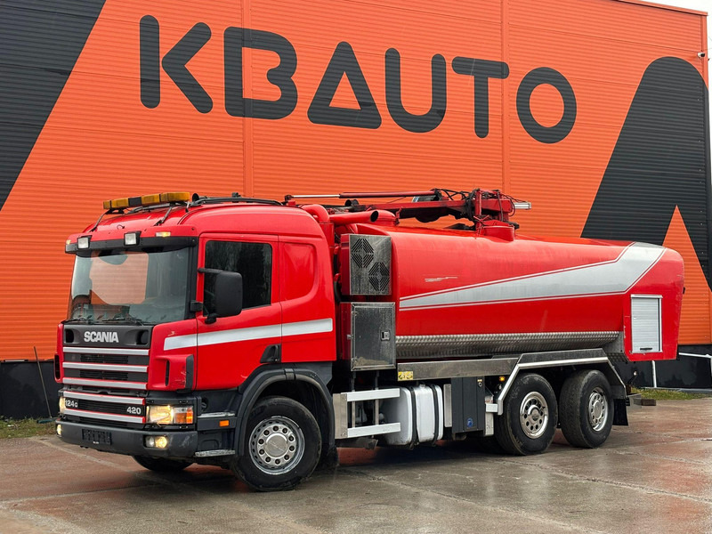 Scania P 124 6x2*4 KORP&SON / TANK 8000 l / VACUUM Wittig RFW260 / PRESSURE Uraca DK716 140 bar / 400 l/min - Vacuum truck: picture 1 Scania P 124 6x2*4 KORP&SON / TANK 8000 l / VACUUM Wittig RFW260 / PRESSURE Uraca DK716 140 bar / 400 l/min - Vacuum truck: picture 1
