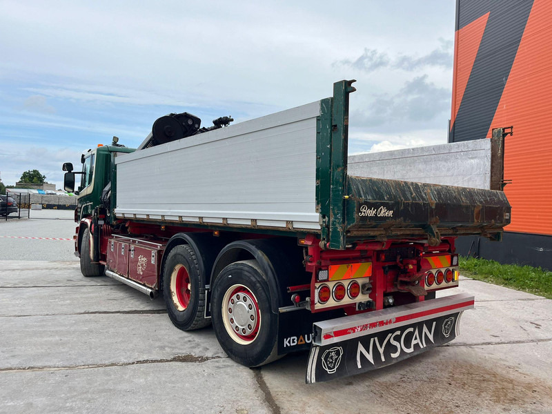 Tipper, Crane truck Scania P 410 6x2*4 HIAB 211EP-5 / BOX L=5386 mm: picture 8