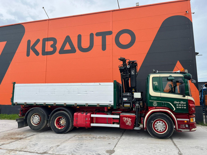 Tipper, Crane truck Scania P 410 6x2*4 HIAB 211EP-5 / BOX L=5386 mm: picture 5