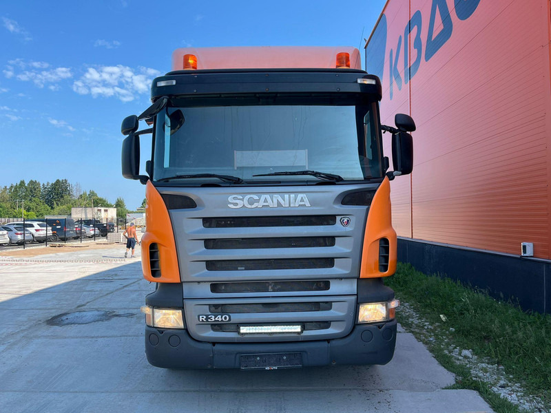 Scania R 340 6x2*4 HMF 2823-K6 + JIB / PLATFORM L=7293 mm - Dropside/ Flatbed truck, Crane truck: picture 3 Scania R 340 6x2*4 HMF 2823-K6 + JIB / PLATFORM L=7293 mm - Dropside/ Flatbed truck, Crane truck: picture 3