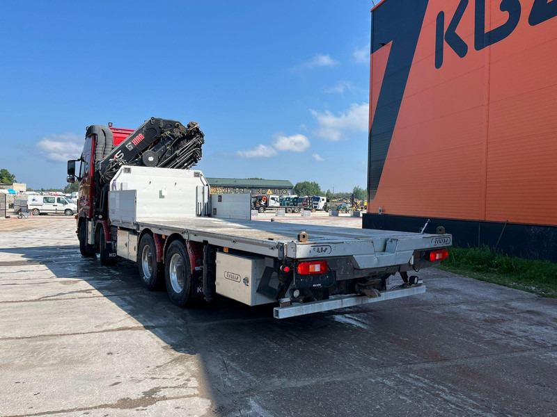 Dropside/ Flatbed truck, Crane truck Volvo FH 480 8x4 HIAB 1055E-8 / WINCH / PLATFORM L=6928 mm: picture 8