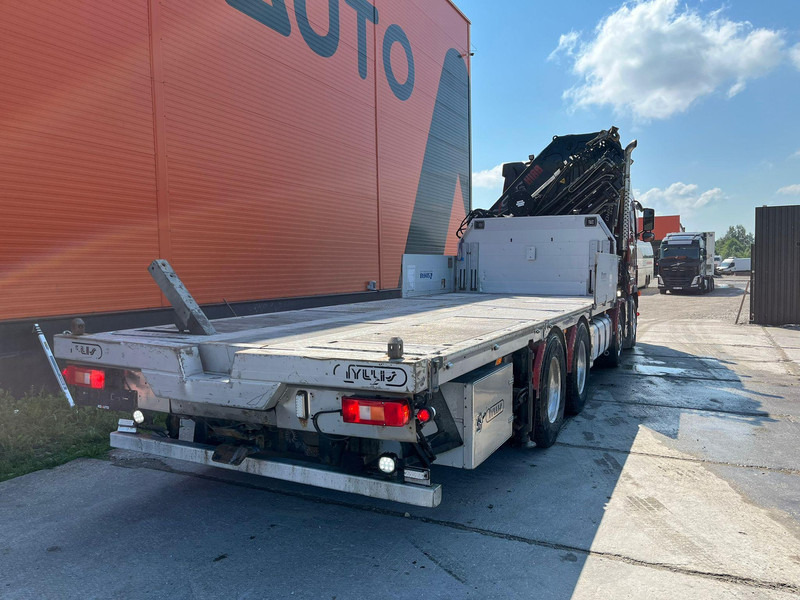 Dropside/ Flatbed truck, Crane truck Volvo FH 480 8x4 HIAB 1055E-8 / WINCH / PLATFORM L=6928 mm: picture 6