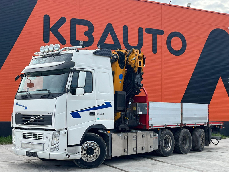 Volvo FH 540 8x4*4 EFFER 525/6S + JIB + WINCH / PLATFORM L=6216 mm - Dropside/ Flatbed truck, Crane truck: picture 2 Volvo FH 540 8x4*4 EFFER 525/6S + JIB + WINCH / PLATFORM L=6216 mm - Dropside/ Flatbed truck, Crane truck: picture 2