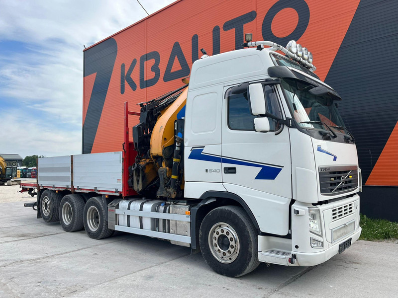 Volvo FH 540 8x4*4 EFFER 525/6S + JIB + WINCH / PLATFORM L=6216 mm - Dropside/ Flatbed truck, Crane truck: picture 4 Volvo FH 540 8x4*4 EFFER 525/6S + JIB + WINCH / PLATFORM L=6216 mm - Dropside/ Flatbed truck, Crane truck: picture 4
