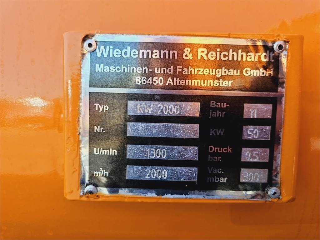 MAN Wiedemann SUPER 2000 4x2 WUKO RECYKLING for collec - Vacuum truck: picture 4 MAN Wiedemann SUPER 2000 4x2 WUKO RECYKLING for collec - Vacuum truck: picture 4