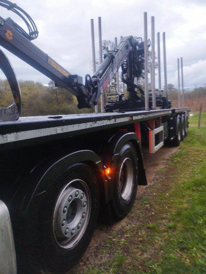 Pacton Plateau Forestier - Dropside/ Flatbed semi-trailer: picture 4 Pacton Plateau Forestier - Dropside/ Flatbed semi-trailer: picture 4