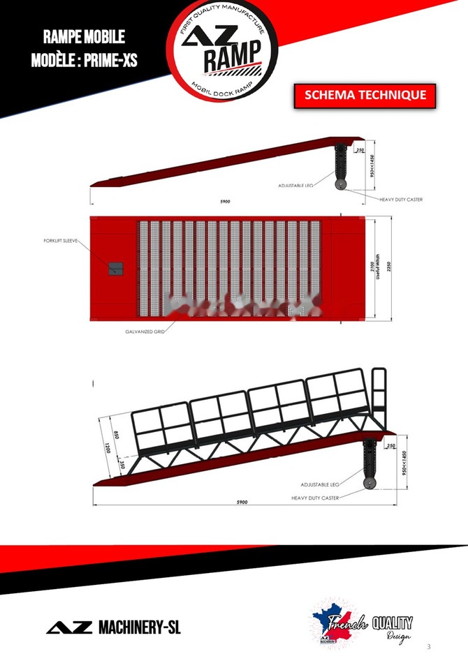 AZ RAMP PRIME XS-6 mobile loading ramp - Loading ramp: picture 3 AZ RAMP PRIME XS-6 mobile loading ramp - Loading ramp: picture 3