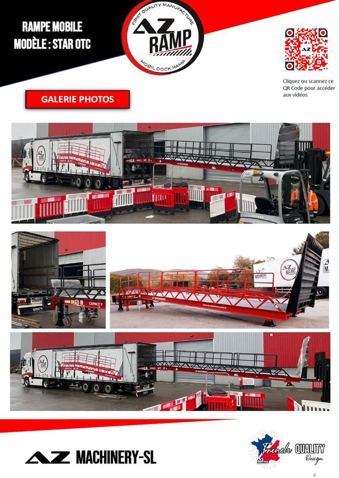 Loading Ramp with with hydraulic folding bridge - AZ RAMP - STAR-OTC- 8T. 8 ton capacity - Loading ramp: picture 5 Loading Ramp with with hydraulic folding bridge - AZ RAMP - STAR-OTC- 8T. 8 ton capacity - Loading ramp: picture 5