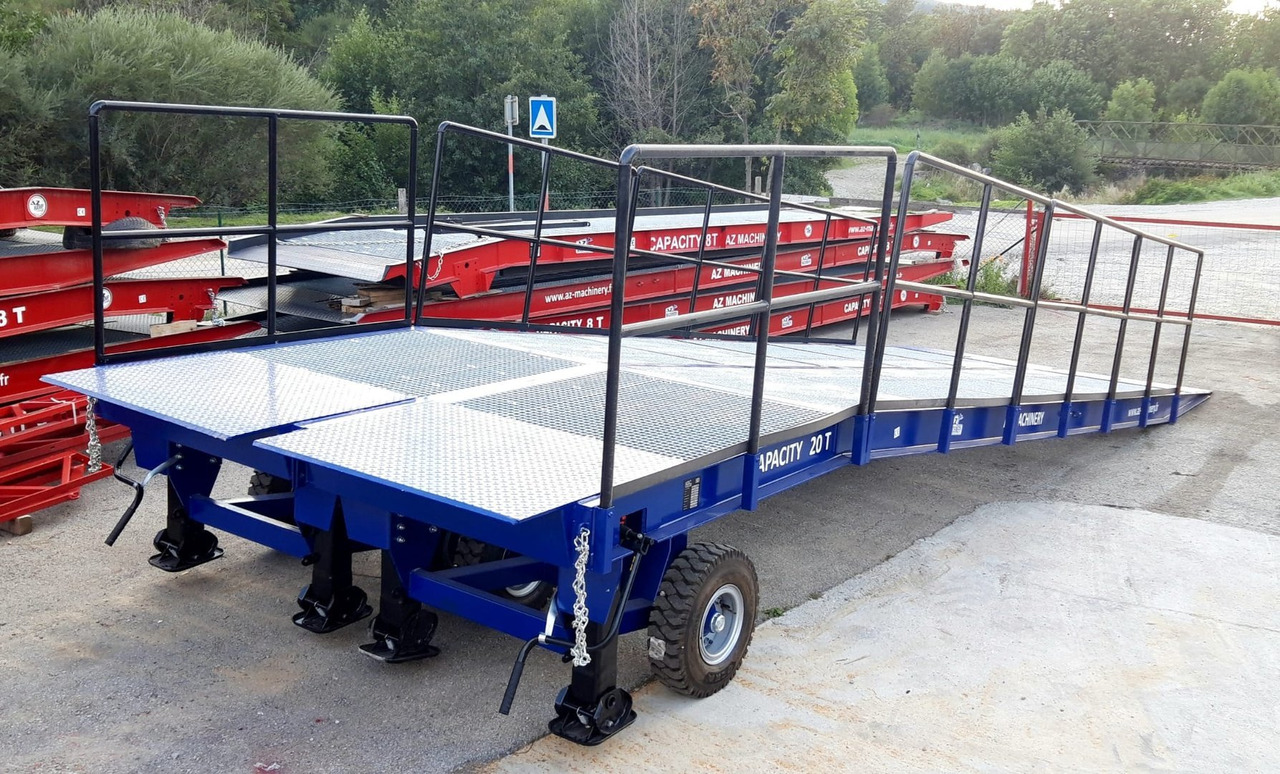 **RENTAL** Large Mobile dock ramp, uncouplable AZ RAMP - KING VERSION, BIG FOOT LLO 20 T - Loading ramp: picture 2 **RENTAL** Large Mobile dock ramp, uncouplable AZ RAMP - KING VERSION, BIG FOOT LLO 20 T - Loading ramp: picture 2