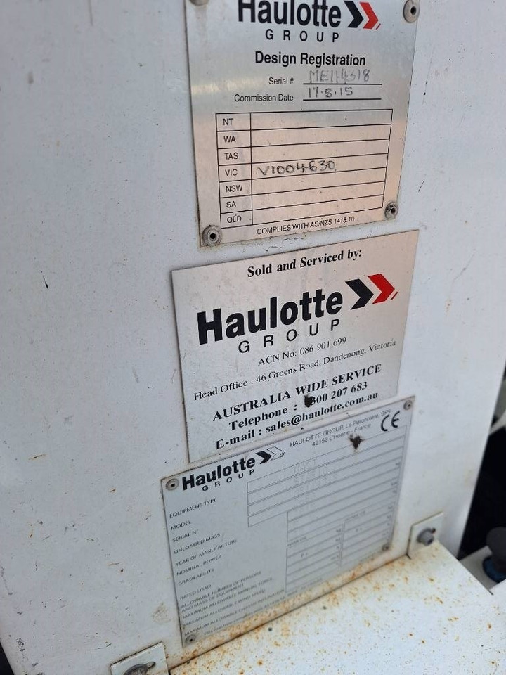 Vertical mast lift Haulotte Star 10 uudet akut !!: picture 11