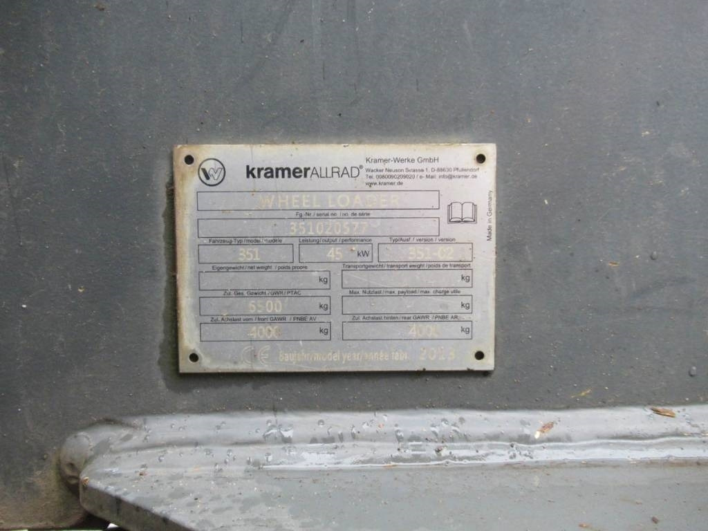 Wheel loader Kramer 480: picture 8 Wheel loader Kramer 480: picture 8