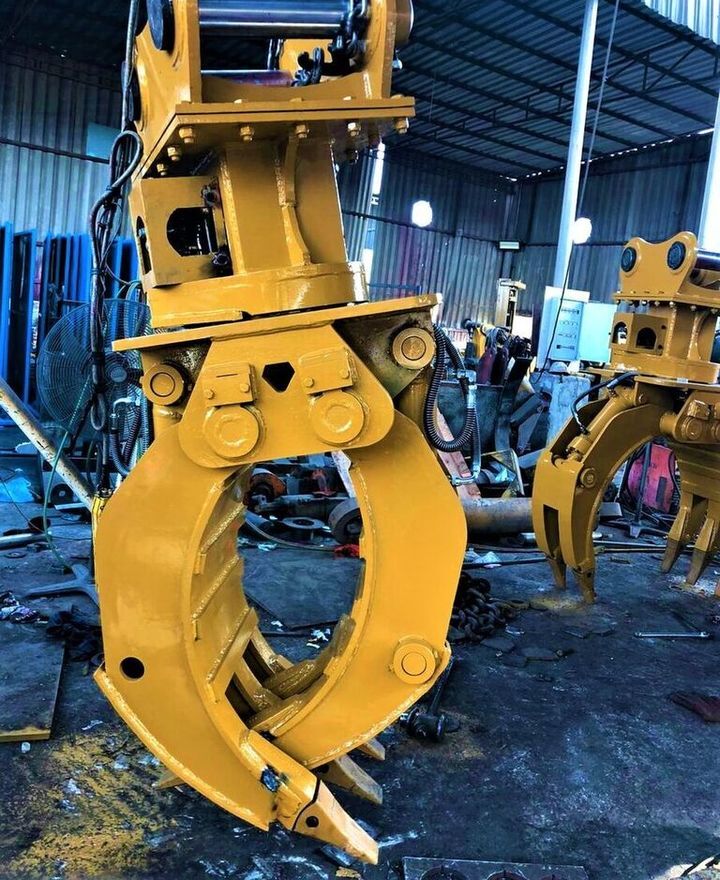 AME Hydraulic 360° Rotating Grab - Grapple for Excavator: picture 2 AME Hydraulic 360° Rotating Grab - Grapple for Excavator: picture 2