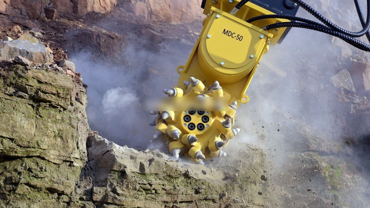 AME Double Drum Cutter (MDC 50) - Attachment for Excavator: picture 4 AME Double Drum Cutter (MDC 50) - Attachment for Excavator: picture 4