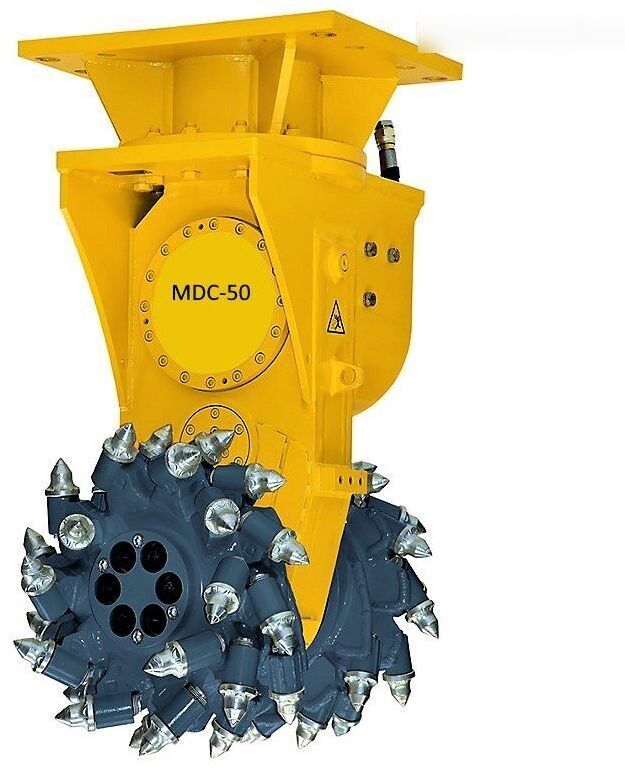 AME Double Drum Cutter (MDC 50) - Attachment for Excavator: picture 2 AME Double Drum Cutter (MDC 50) - Attachment for Excavator: picture 2