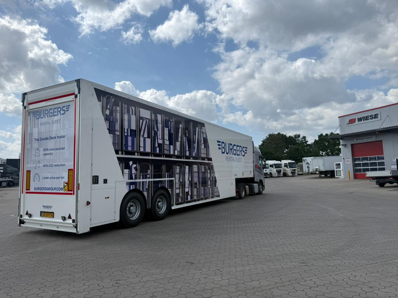 Burgers Doppelstock Trailer 60% mehr Ladefläche - Low loader semi-trailer: picture 4 Burgers Doppelstock Trailer 60% mehr Ladefläche - Low loader semi-trailer: picture 4
