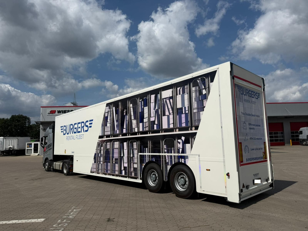 Burgers Doppelstock Trailer 60% mehr Ladefläche - Low loader semi-trailer: picture 3 Burgers Doppelstock Trailer 60% mehr Ladefläche - Low loader semi-trailer: picture 3