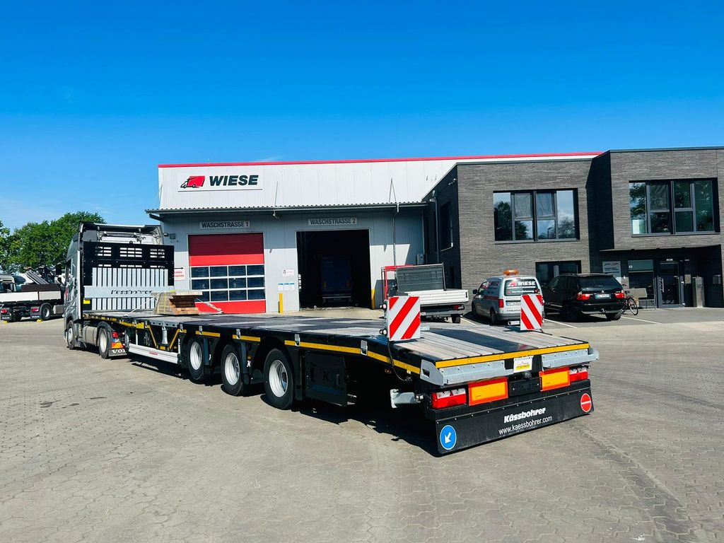 Kässbohrer Mega Tele HD Plattform Auflieger mit Radmulden Kässbohrer Mega Tele HD Plattform Auflieger mit Radmulden - Dropside/ Flatbed semi-trailer: picture 2 Kässbohrer Mega Tele HD Plattform Auflieger mit Radmulden Kässbohrer Mega Tele HD Plattform Auflieger mit Radmulden - Dropside/ Flatbed semi-trailer: picture 2