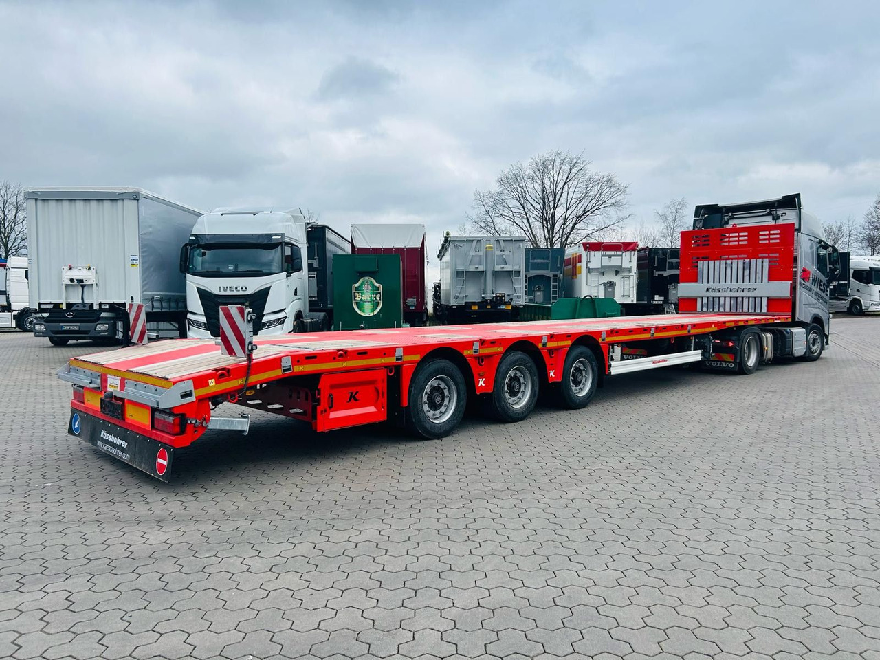 Kässbohrer SPS Mega Schwerlast Plattform - Dropside/ Flatbed semi-trailer: picture 2 Kässbohrer SPS Mega Schwerlast Plattform - Dropside/ Flatbed semi-trailer: picture 2