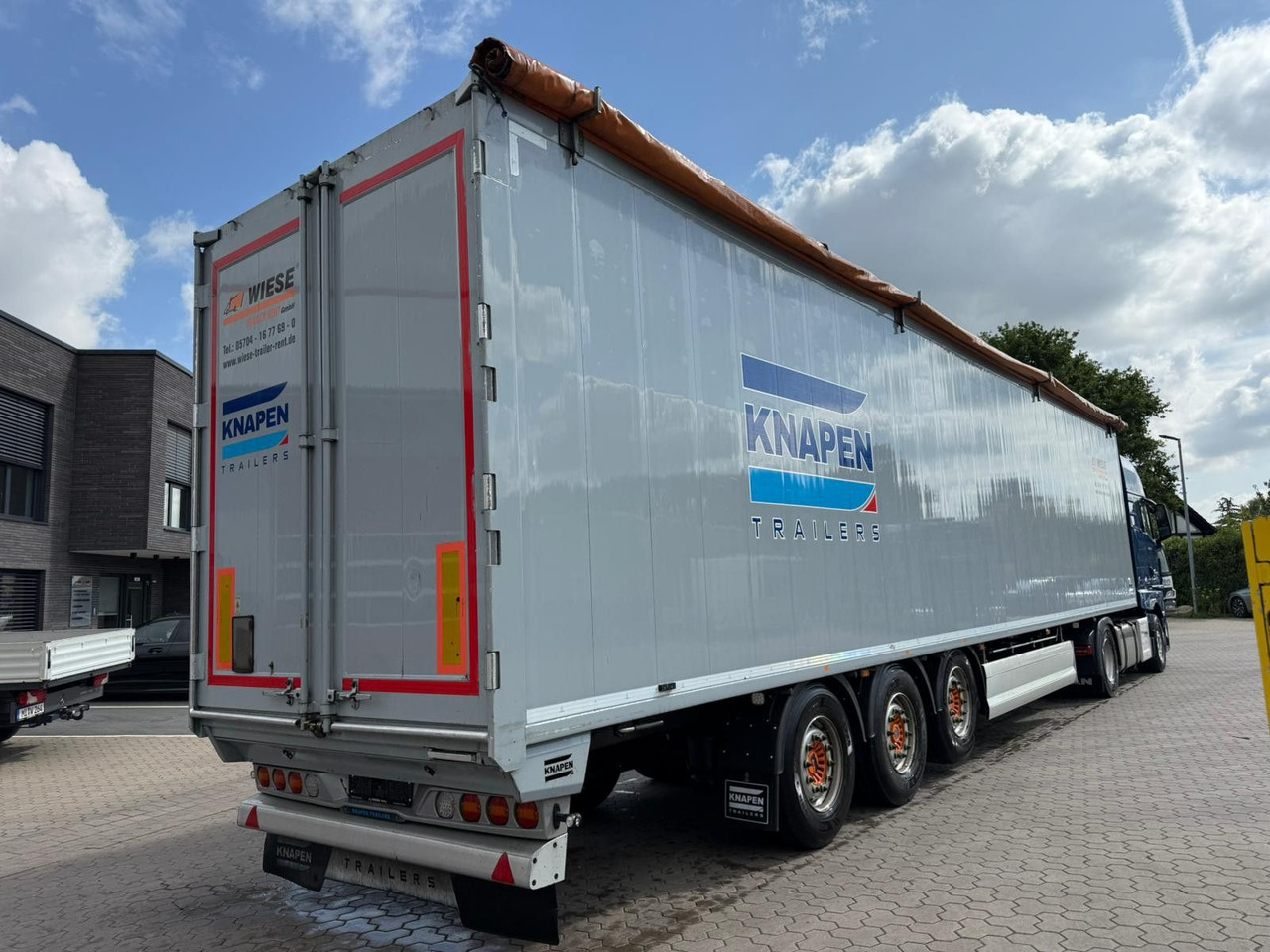 Knapen K100 Schubboden 92m³ 10mm Boden sehr sauber - Walking floor semi-trailer: picture 4 Knapen K100 Schubboden 92m³ 10mm Boden sehr sauber - Walking floor semi-trailer: picture 4