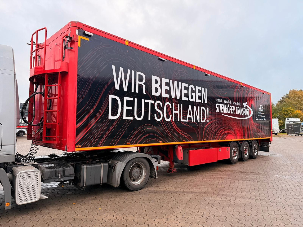 Knapen Stokota Schubboden - Top Zustand/Neuen TÜV - Walking floor semi-trailer: picture 1 Knapen Stokota Schubboden - Top Zustand/Neuen TÜV - Walking floor semi-trailer: picture 1