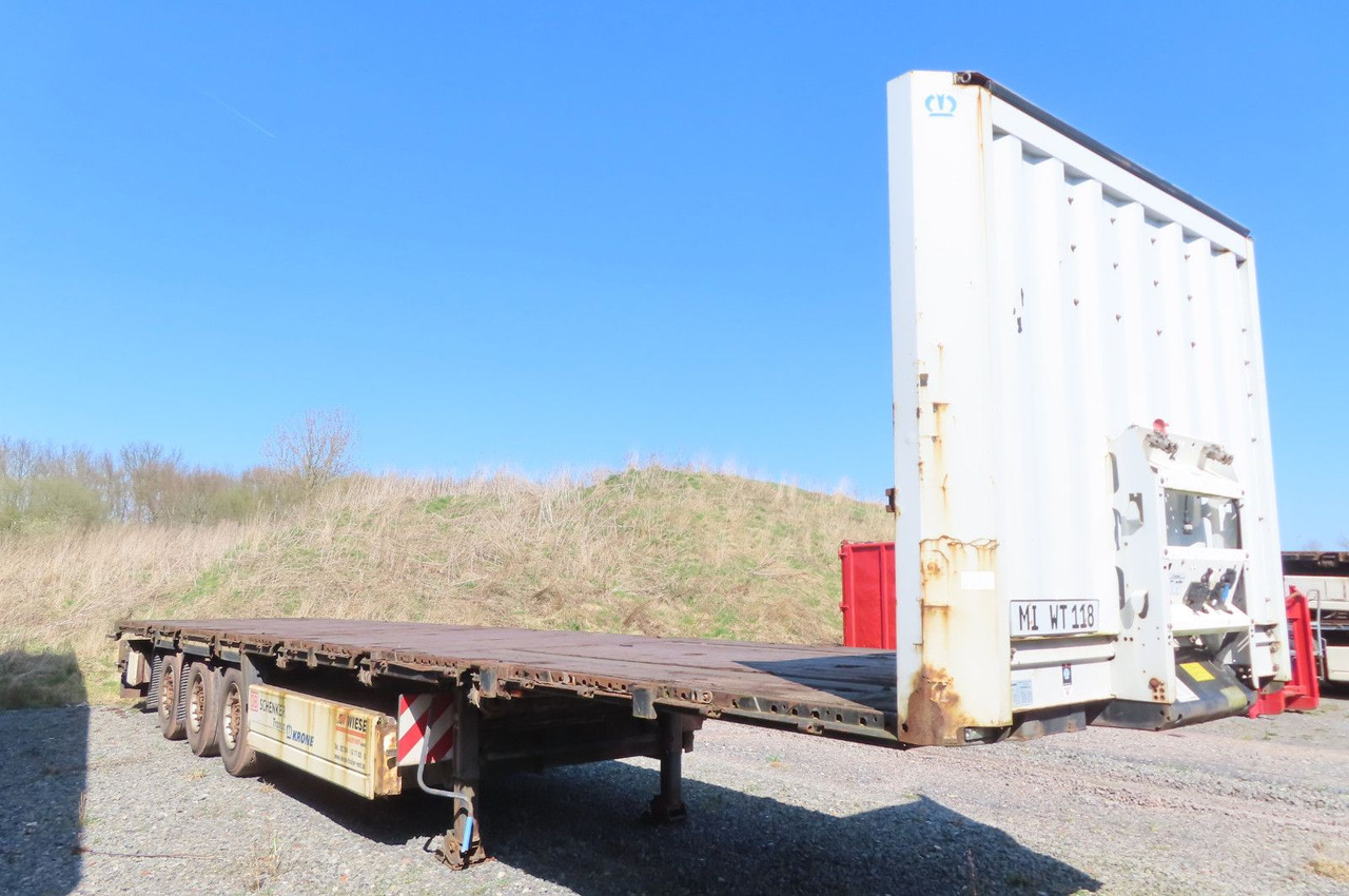Krone Stahlmattenauflieger - Dropside/ Flatbed semi-trailer: picture 1 Krone Stahlmattenauflieger - Dropside/ Flatbed semi-trailer: picture 1