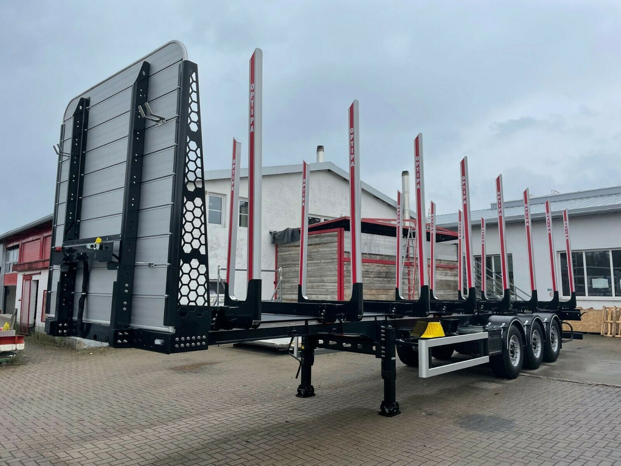PAVIC Holzauflieger mit 8 Schemel und 16 Rungen Miete - Log semi-trailer: picture 1 PAVIC Holzauflieger mit 8 Schemel und 16 Rungen Miete - Log semi-trailer: picture 1