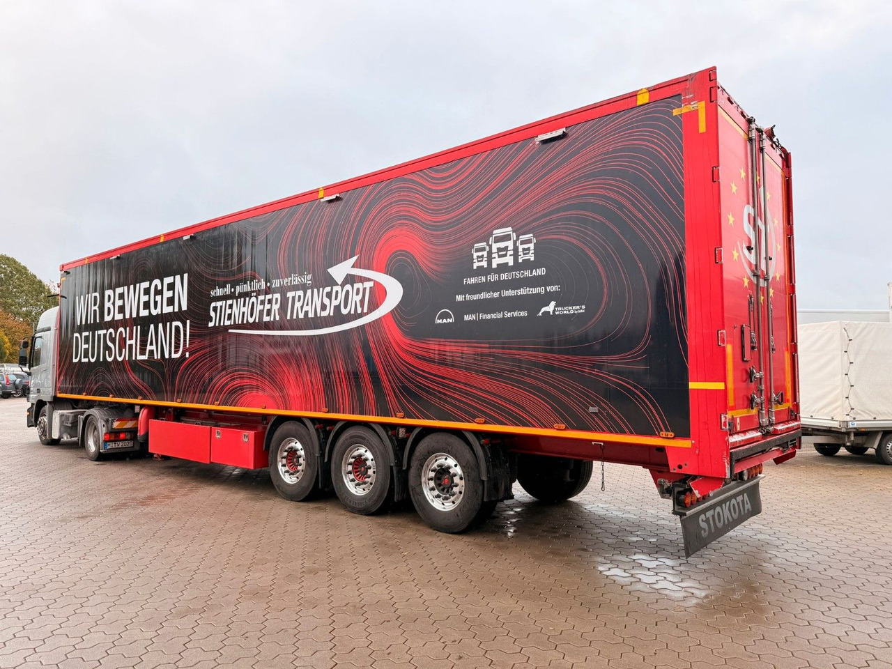 Stokota Schubboden - Top Zustand/Neuen TÜV - Walking floor semi-trailer: picture 2 Stokota Schubboden - Top Zustand/Neuen TÜV - Walking floor semi-trailer: picture 2