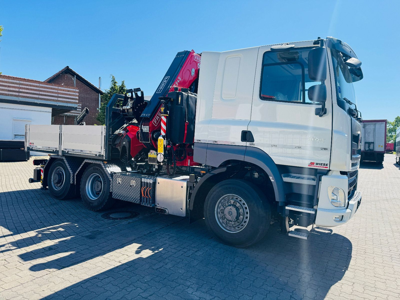 Dropside/ Flatbed truck, Crane truck Tatra 6x6x6 Phoenix Fassi F545RA.2.27 L214 V20: picture 9