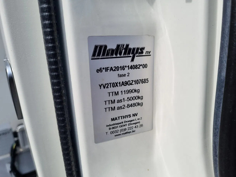 Refrigerator truck Volvo FL 250 Carrier 750MT ATP Zwischenwand LBW Euro 6: picture 11 Refrigerator truck Volvo FL 250 Carrier 750MT ATP Zwischenwand LBW Euro 6: picture 11