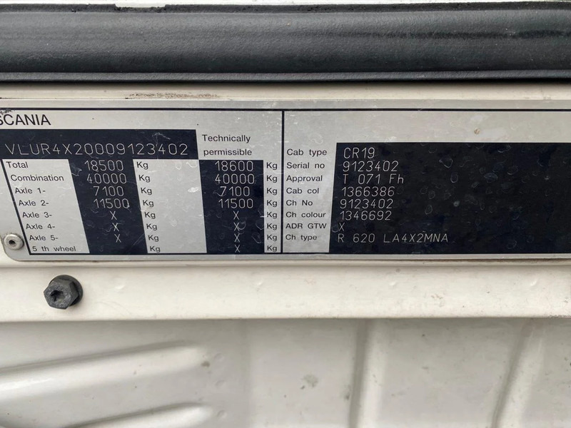 Scania R620-V8 RETARDER AIRCO OPTICRUISE V8 620 HP - Tractor truck: picture 5 Scania R620-V8 RETARDER AIRCO OPTICRUISE V8 620 HP - Tractor truck: picture 5
