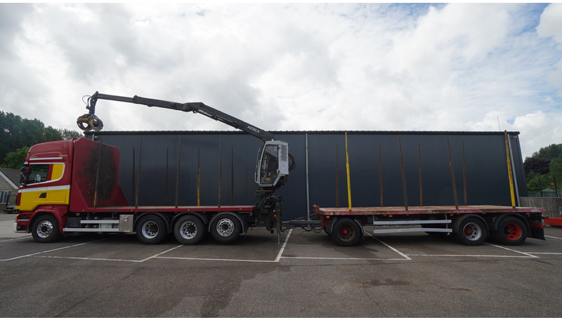 Scania R 580 V8 8X4 LOGTRANSPORT COMBI WITH MTDK YEAR 2012 TRAILER KESLA 46 CRANE - Logging truck, Crane truck: picture 1 Scania R 580 V8 8X4 LOGTRANSPORT COMBI WITH MTDK YEAR 2012 TRAILER KESLA 46 CRANE - Logging truck, Crane truck: picture 1