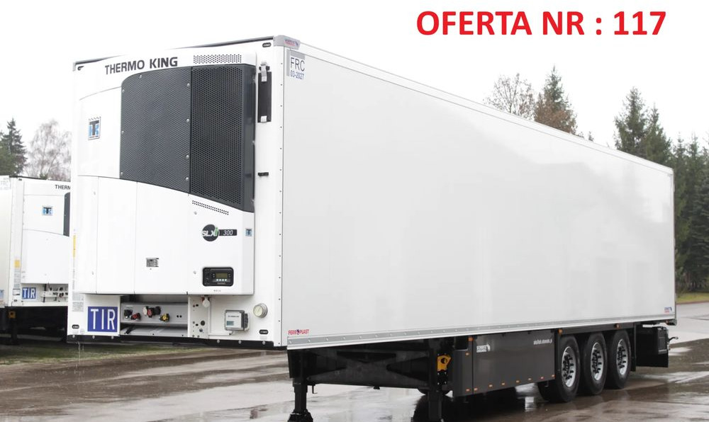 Schmitz Cargobull FP 60 V7 Thermo King SLXi 300 / DOPPELSTOCK / 2 458 MTH - JAK FABRYCZNIE NOWA / ŚCIANA 7 CM / - Refrigerator semi-trailer: picture 1 Schmitz Cargobull FP 60 V7 Thermo King SLXi 300 / DOPPELSTOCK / 2 458 MTH - JAK FABRYCZNIE NOWA / ŚCIANA 7 CM / - Refrigerator semi-trailer: picture 1
