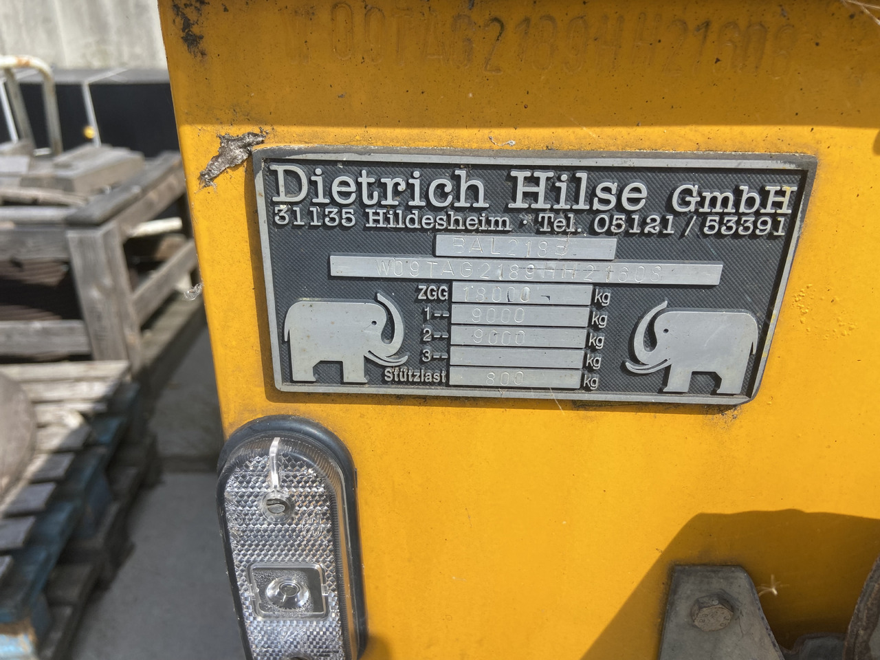 Trailer Dietrich Hilse BAL 218B: picture 6