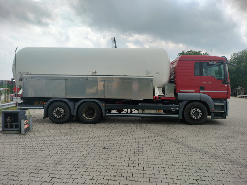 MAN TGS 26.400 6x2-4 LL 26900 Liter Gas tank truck ID 2.168 Rootselaar, flowmeter, pump - Tanker truck: picture 3 MAN TGS 26.400 6x2-4 LL 26900 Liter Gas tank truck ID 2.168 Rootselaar, flowmeter, pump - Tanker truck: picture 3