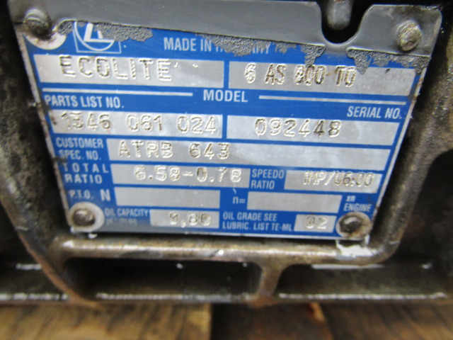 DAF LF55 180 ATRONIC GEARBOX TYPE AS800TO - Gearbox for Truck: picture 3 DAF LF55 180 ATRONIC GEARBOX TYPE AS800TO - Gearbox for Truck: picture 3