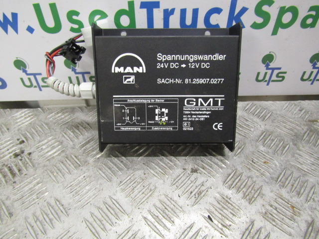 MAN TGM/TGL VOLTAGE DROPPER 24-12V P/NO 81.25907.0277 - Electrical system for Truck: picture 1 MAN TGM/TGL VOLTAGE DROPPER 24-12V P/NO 81.25907.0277 - Electrical system for Truck: picture 1