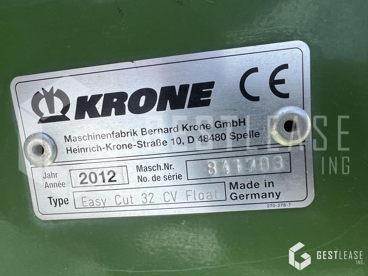 Krone EASY CUT 32 CV FLOAT - Mower: picture 5 Krone EASY CUT 32 CV FLOAT - Mower: picture 5