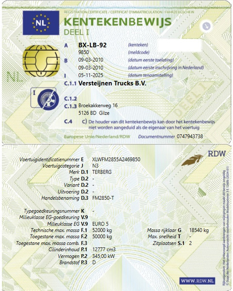 Terberg FM2850-T / 10x4 / PENZ CRANE / KRAN leasing Terberg FM2850-T / 10x4 / PENZ CRANE / KRAN: picture 19