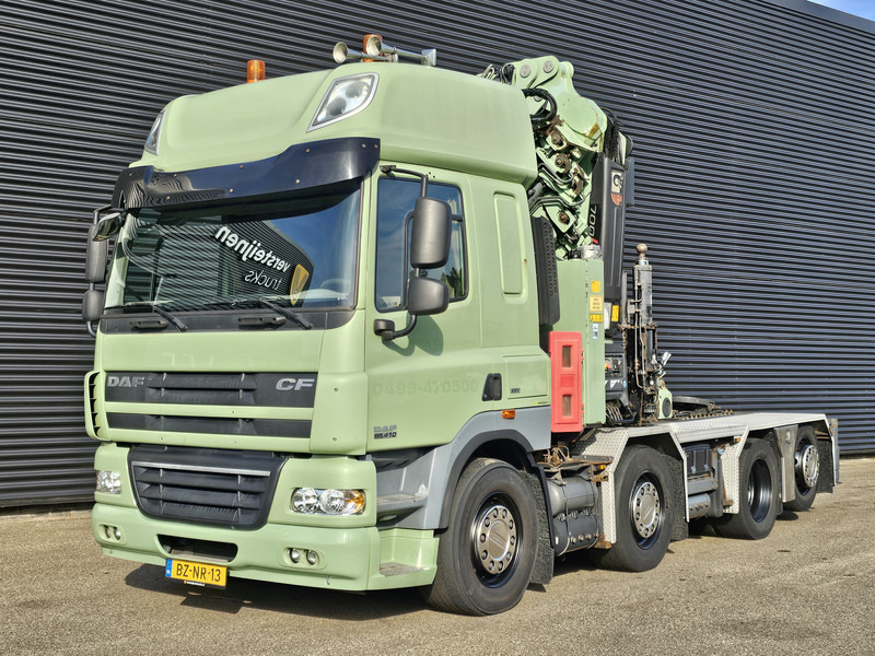 Tractor truck DAF CF 85.410 / 8x2 / HIAB 70TM + JIB / KRAN / CRANE: picture 10